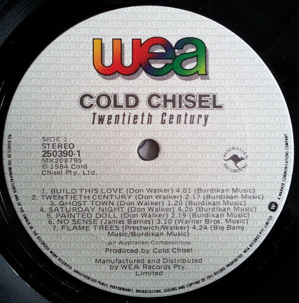 Cold Chisel – Twentieth Century LP vinyl record, image 5 of 6