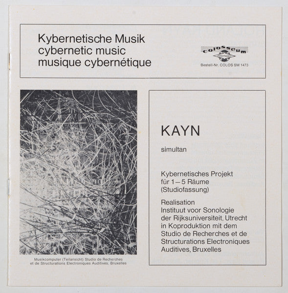 Roland Kayn – Simultan (3xLP) LP vinyl record, image 3 of 10