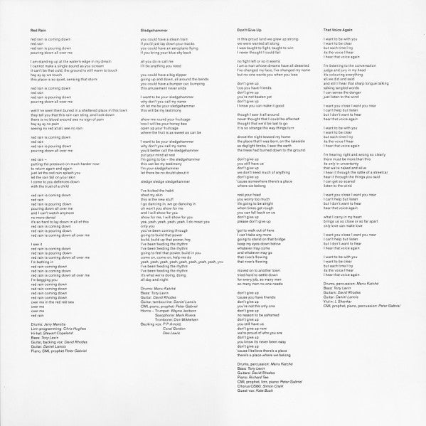 Peter Gabriel – So LP vinyl record, image 3 of 7