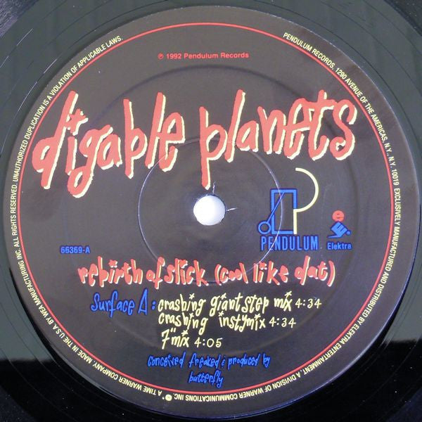 Digable Planets – Rebirth Of Slick (Cool Like Dat) 12" vinyl record, image 3 of 4