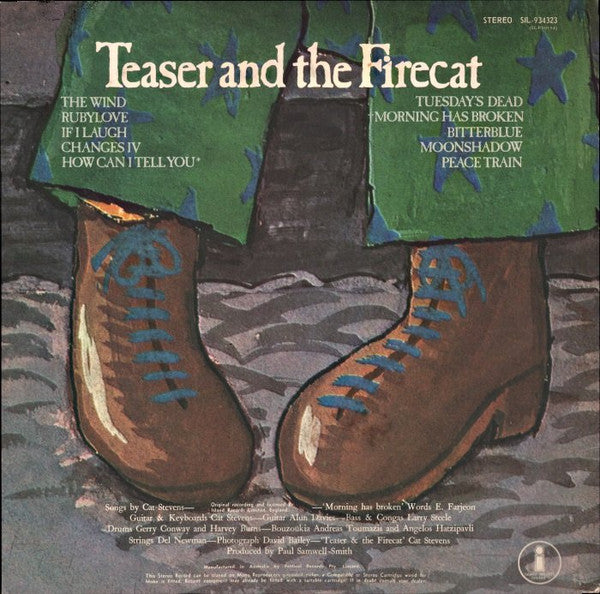 Cat Stevens – Teaser And The Firecat LP vinyl record, image 3 of 7