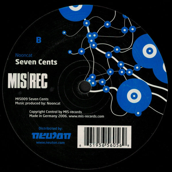 Nooncat – Seven Cents 12" vinyl record, image 2 of 2