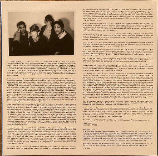 Sonic Youth – Sonic Youth LP vinyl record, image 6 of 9
