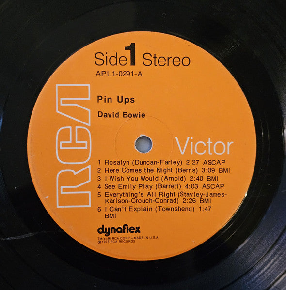 David Bowie – Pinups LP vinyl record, image 3 of 6