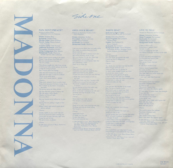 Madonna – True Blue LP vinyl record, image 5 of 10