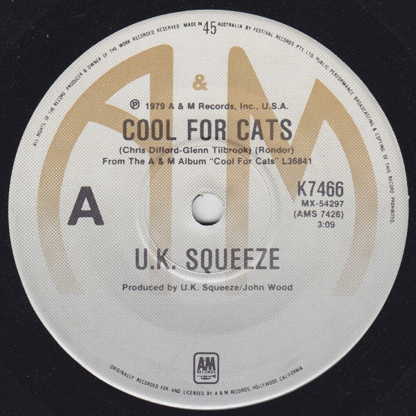 Squeeze – Cool For Cats