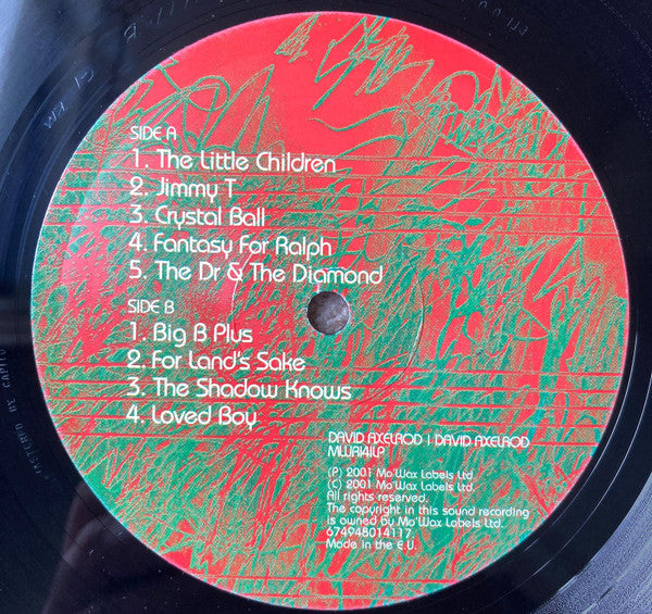 David Axelrod – David Axelrod LP vinyl record, image 3 of 9