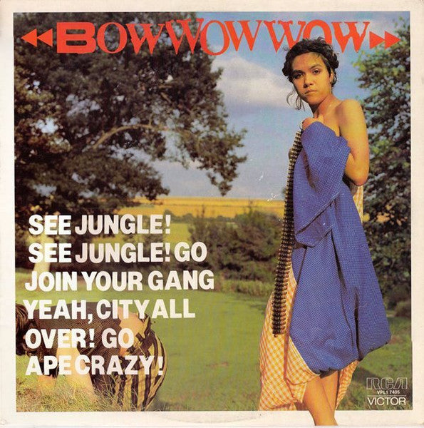 Bow Wow Wow – See Jungle! See Jungle! Go Join Your Gang Yeah, City All Over! Go Ape Crazy! LP vinyl record, image 1 of 4
