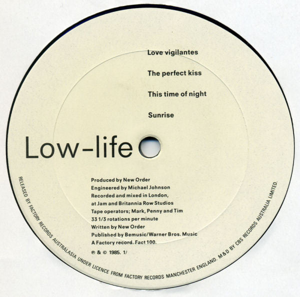 New Order – Low-life LP vinyl record, image 5 of 6