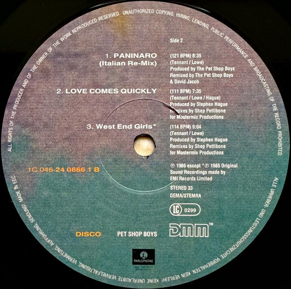 Pet Shop Boys – Disco LP vinyl record, image 4 of 8