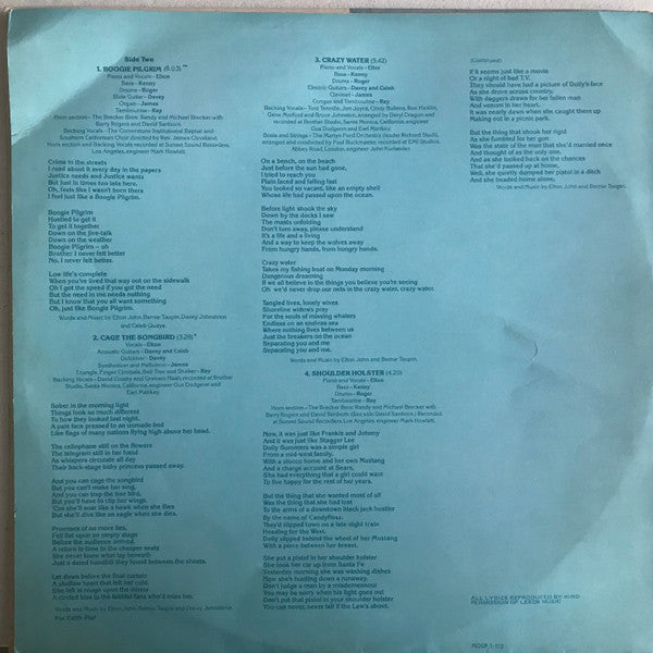 Elton John – Blue Moves (2xLP) LP vinyl record, image 10 of 10