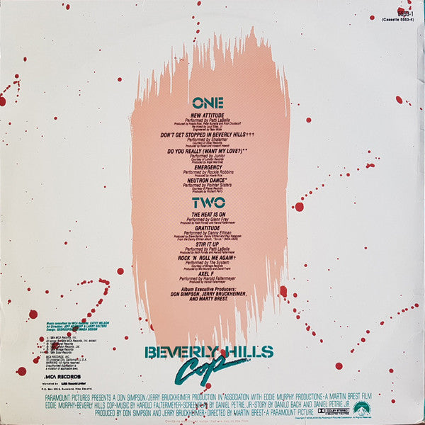Various – Beverly Hills Cop (Music From The Motion Picture Soundtrack) LP vinyl record, image 2 of 4