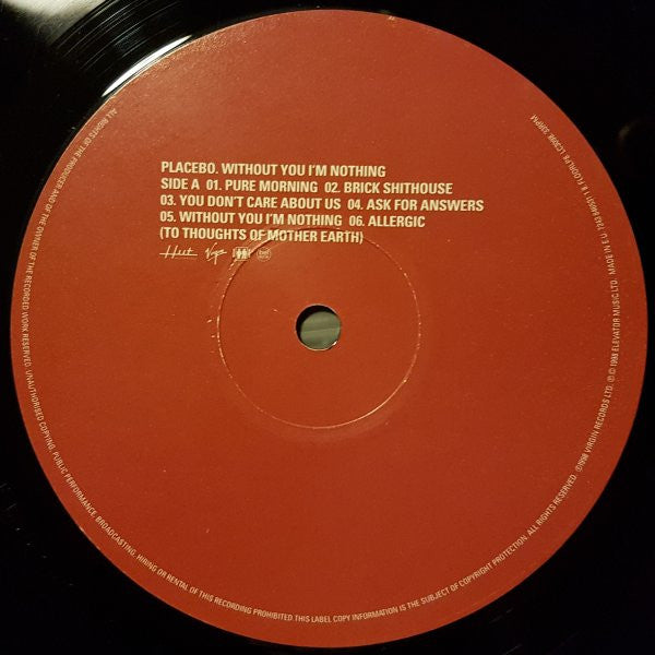 Placebo – Without You I'm Nothing LP vinyl record, image 6 of 10