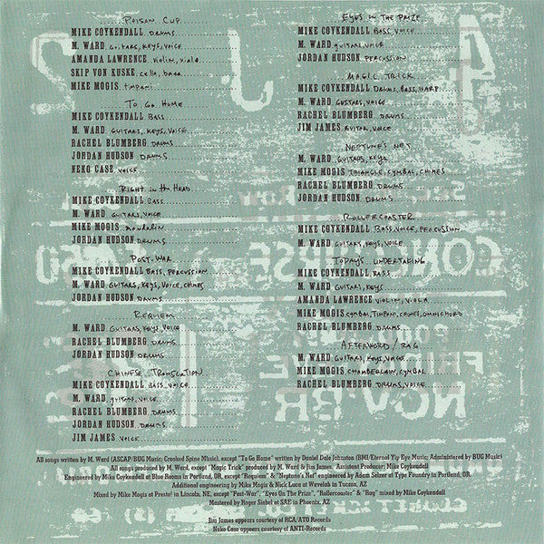 M. Ward – Post-War LP vinyl record, image 5 of 7