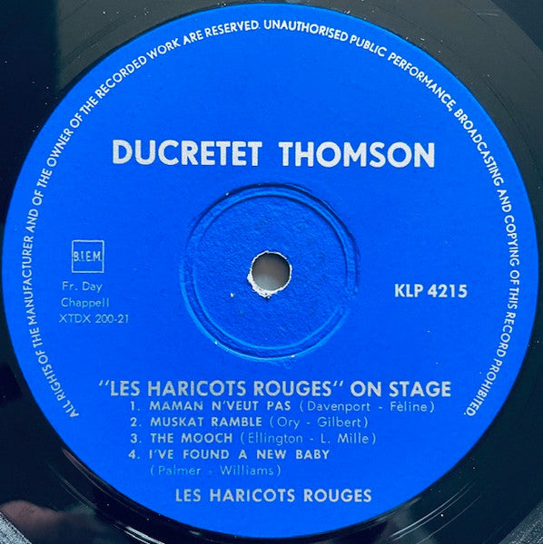 Les Haricots Rouges – Les Haricots Rouges On Stage LP vinyl record, image 4 of 4