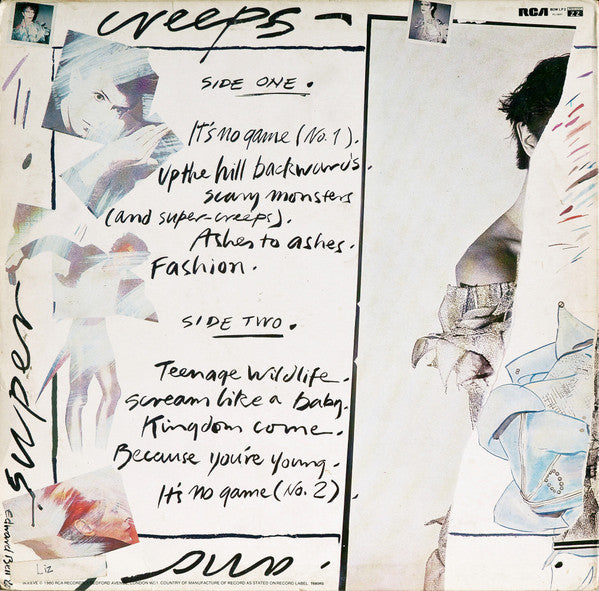 David Bowie – Scary Monsters LP vinyl record, image 2 of 6