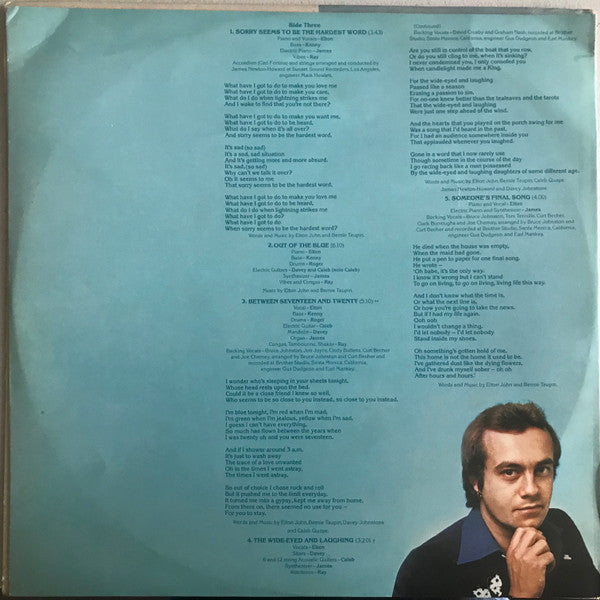 Elton John – Blue Moves (2xLP) LP vinyl record, image 9 of 10