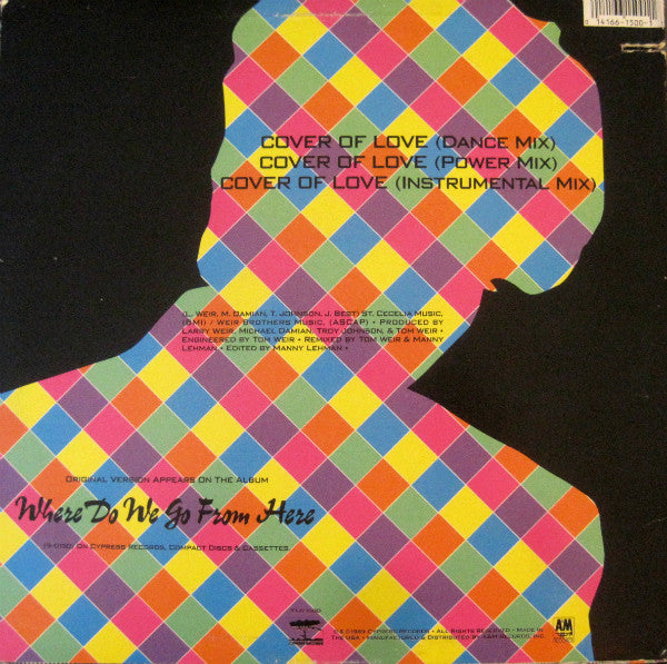 Michael Damian – Cover Of Love 12" vinyl record, image 2 of 4