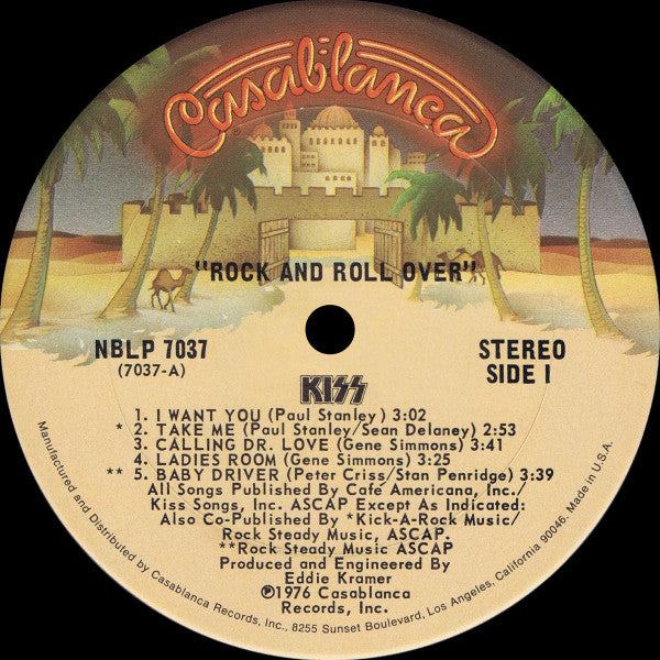 Kiss – Rock And Roll Over LP vinyl record, image 3 of 8