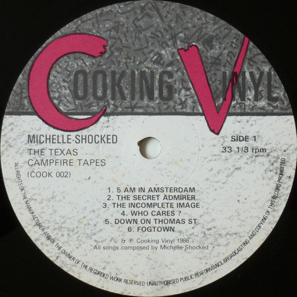 Michelle Shocked – The Texas Campfire Tapes LP vinyl record, image 3 of 4