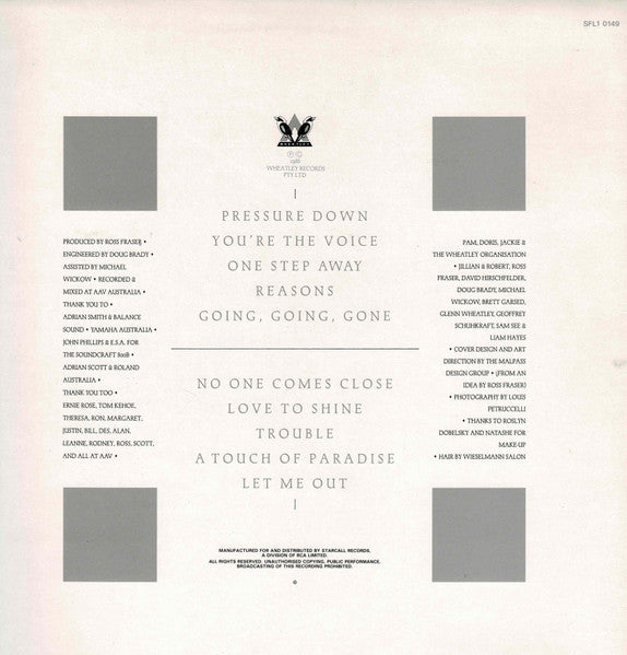 John Farnham – Whispering Jack LP vinyl record, image 4 of 6