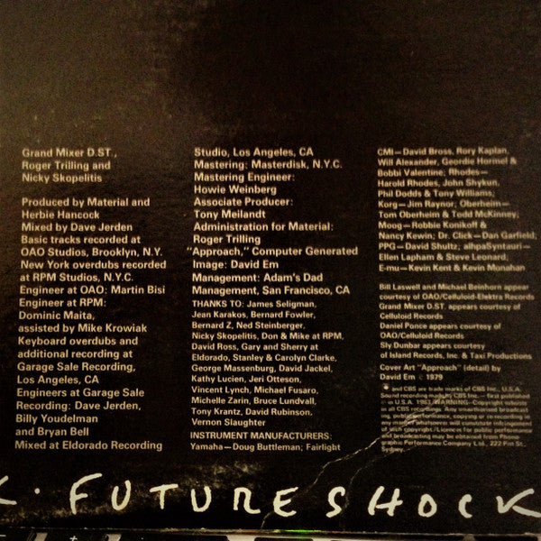 Herbie Hancock – Future Shock LP vinyl record, image 6 of 6