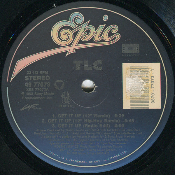 TLC – Get It Up 12" vinyl record, image 1 of 3