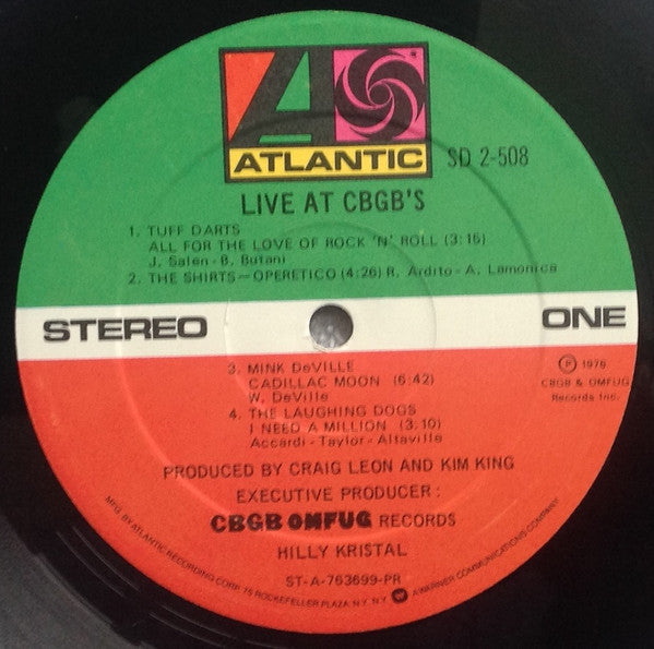 Various – Live At CBGB's - The Home Of Underground Rock (2xLP) LP vinyl record, image 5 of 10
