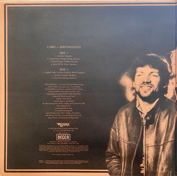 Camel – Moonmadness LP vinyl record, image 2 of 10