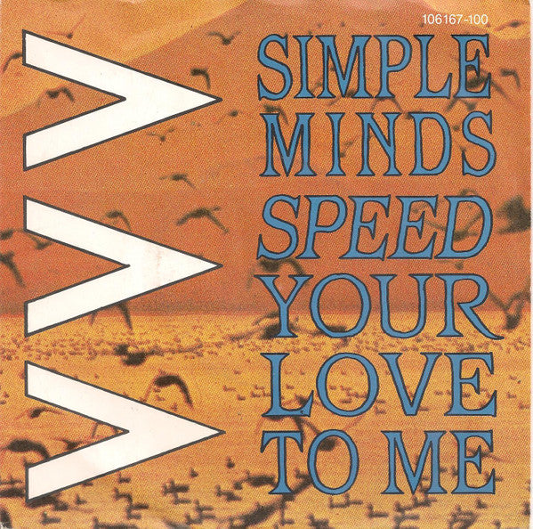 Simple Minds – Speed Your Love To Me 7" vinyl record, image 1 of 4