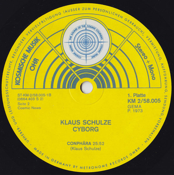 Klaus Schulze – Cyborg (2xLP) LP vinyl record, image 7 of 9