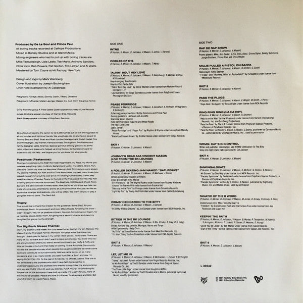 De La Soul – De La Soul Is Dead LP vinyl record, image 3 of 6