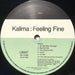 Kalima – Feeling Fine LP vinyl record, image 4 of 4