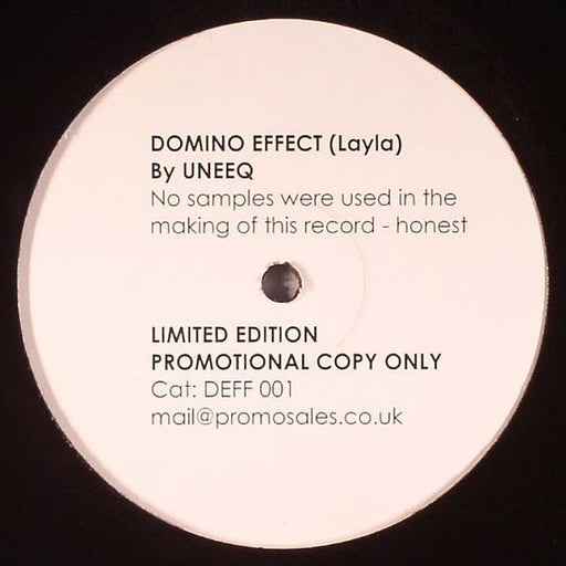 Uneeq – Domino Effect (Layla) 12" vinyl record, image 1 of 2