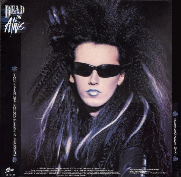 Dead Or Alive – You Spin Me Round (Like A Record) (Murder Mix) 12" vinyl record, image 2 of 4