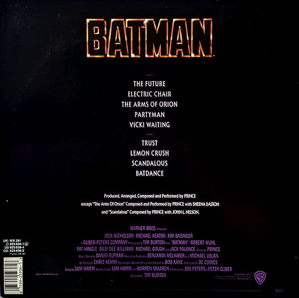 Prince – Batman™ (Motion Picture Soundtrack) LP vinyl record, image 3 of 10