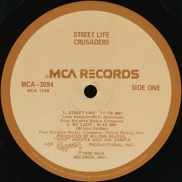 The Crusaders – Street Life LP vinyl record, image 3 of 8