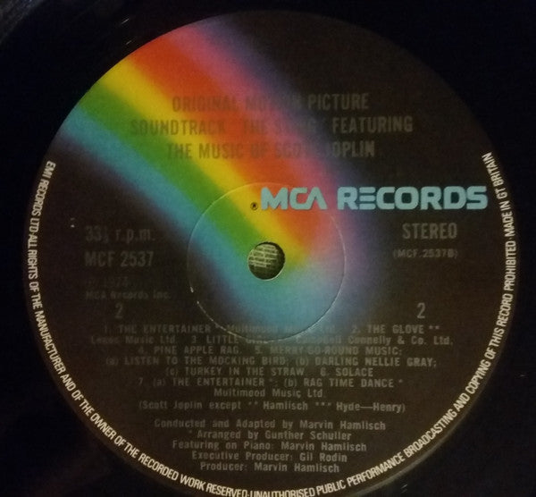 Marvin Hamlisch – The Sting (Original Motion Picture Soundtrack) LP vinyl record, image 4 of 8