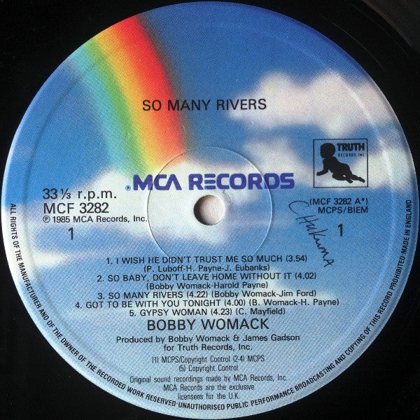 Bobby Womack – So Many Rivers LP vinyl record, image 3 of 4