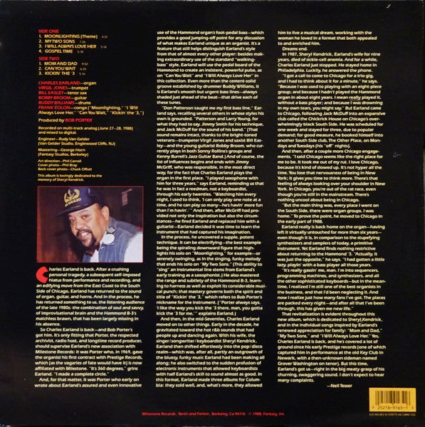 Charles Earland – Front Burner LP vinyl record, image 2 of 4
