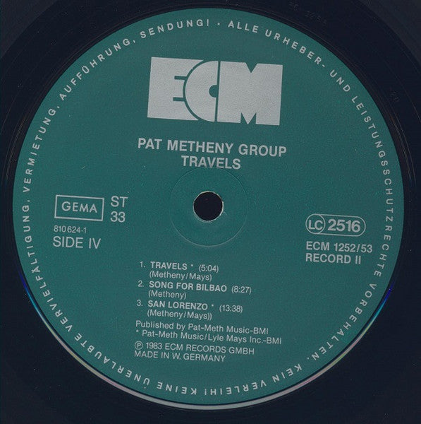 Pat Metheny Group – Travels (2xLP) LP vinyl record, image 8 of 8