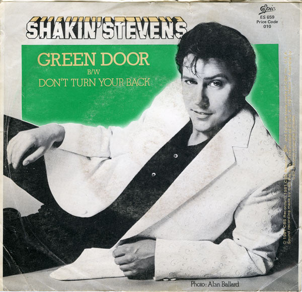 Shakin' Stevens – Green Door 7" vinyl record, image 2 of 5