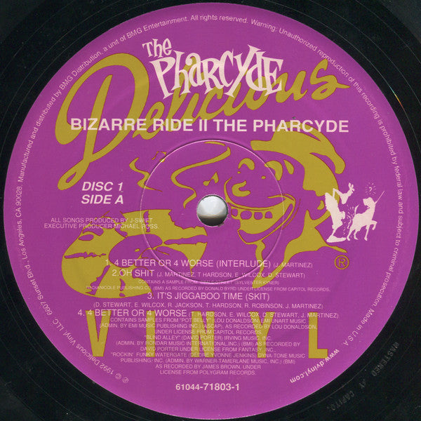 The Pharcyde – Bizarre Ride II The Pharcyde (2xLP) LP vinyl record, image 2 of 6