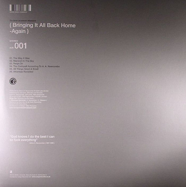 The Brian Jonestown Massacre – ( Bringing It All Back Home -Again ) 12" vinyl record, image 2 of 2