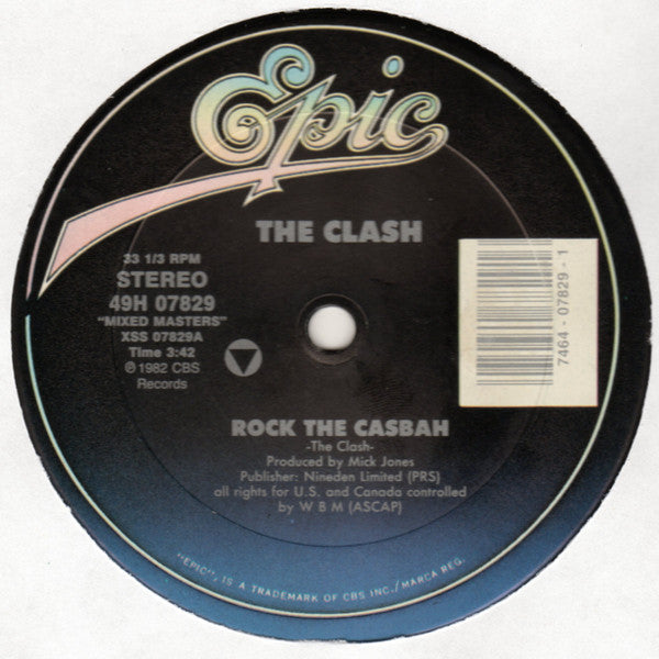 The Clash – Rock The Casbah 12" vinyl record, image 3 of 4
