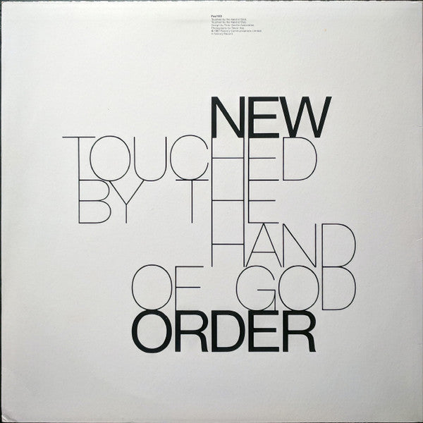 New Order – Touched By The Hand Of God 12" vinyl record, image 2 of 3