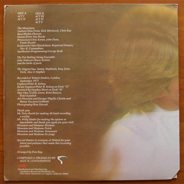 Alec R. Costandinos, The Syncophonic Orchestra – Romeo & Juliet LP vinyl record, image 2 of 6
