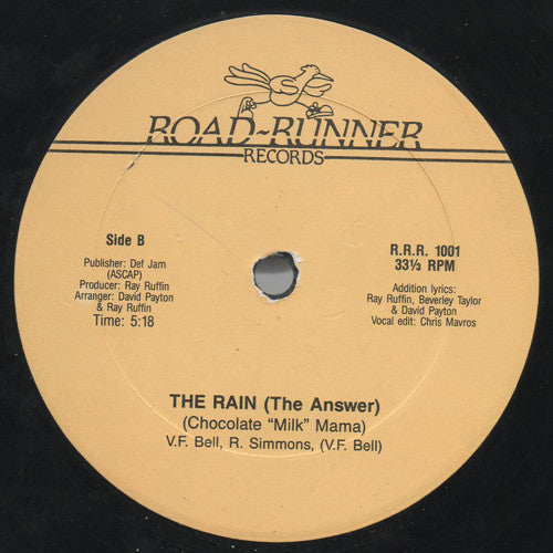 Chocolate "Milk" Mama – The Rain (The Answer) 12" vinyl record, image 2 of 2