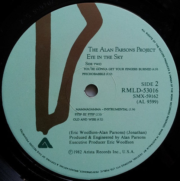 The Alan Parsons Project – Eye In The Sky LP vinyl record, image 6 of 6