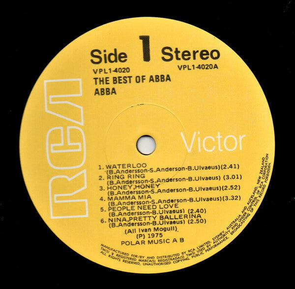 ABBA – The Best Of ABBA LP vinyl record, image 3 of 4